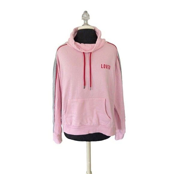 Flirtitude Active Sweatshirt Pink Loved (Fits like a small/medium) - Picture 1 of 4